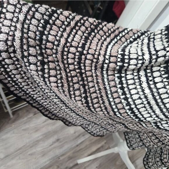 Sioni Studio Open Cardigan Neutral Colors Longer In Back Sz Small - Picture 8 of 11